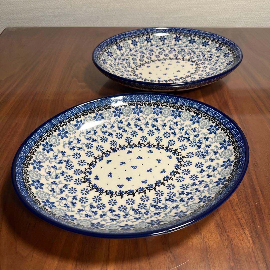 【新品未使用】ポーランド食器　ツェラミカ　セラミカ　ヤポニア　お皿 2枚セット