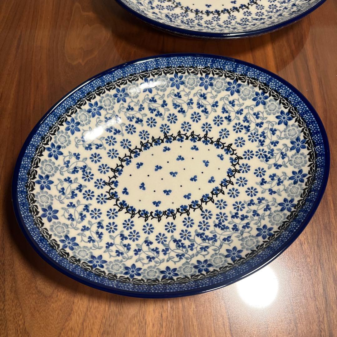 【新品未使用】ポーランド食器　ツェラミカ　セラミカ　ヤポニア　お皿 2枚セット