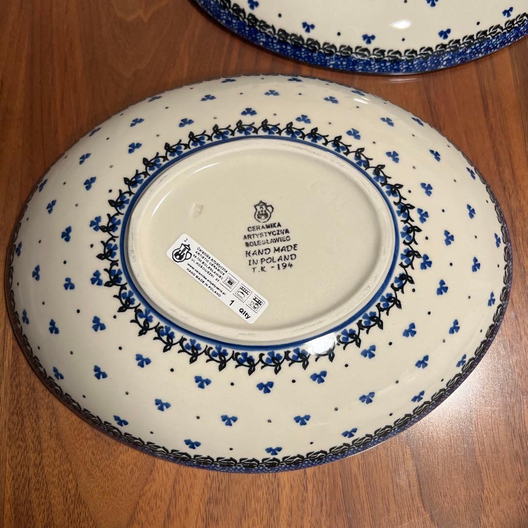 【新品未使用】ポーランド食器　ツェラミカ　セラミカ　ヤポニア　お皿 2枚セット