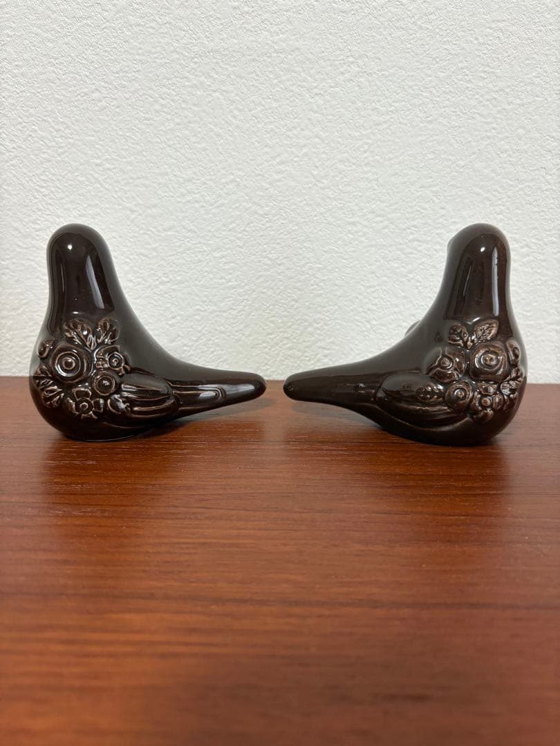 Rosa Ljung ロサユング　DECO社　鳥オブジェ　置物　ブラウン