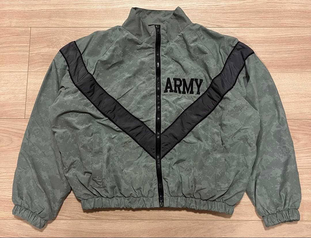 09年製 US ARMY 米軍放出品 トレーニング ジャケット デジカモ S/S