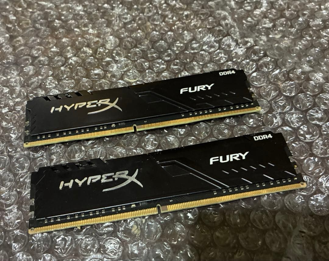 美品 16GB(8GBx2) HyperX FURY DDR4-3200 確認済
