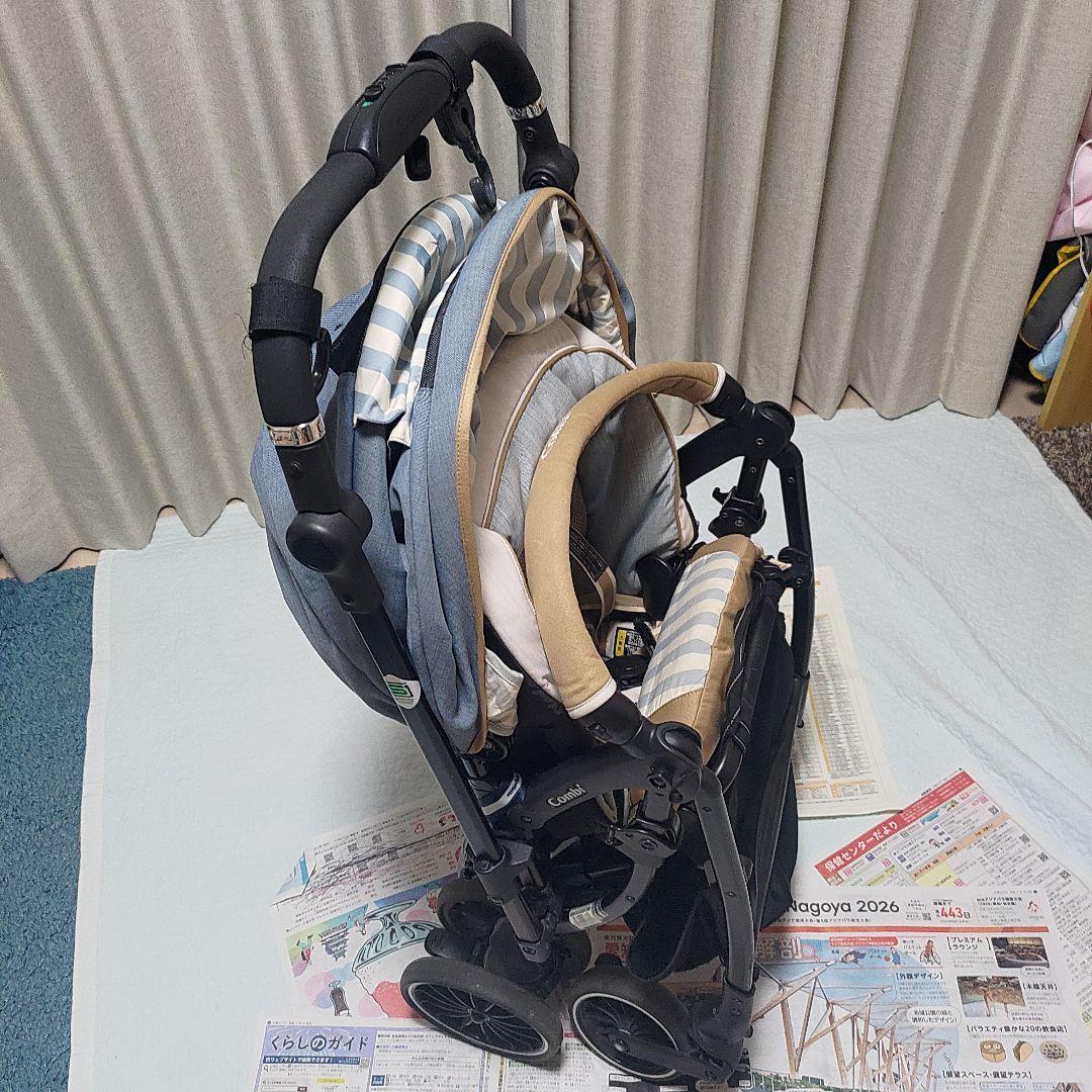 【レインカバーつき】コンビ　スゴカルSwitch エッグショック　ベビーカー