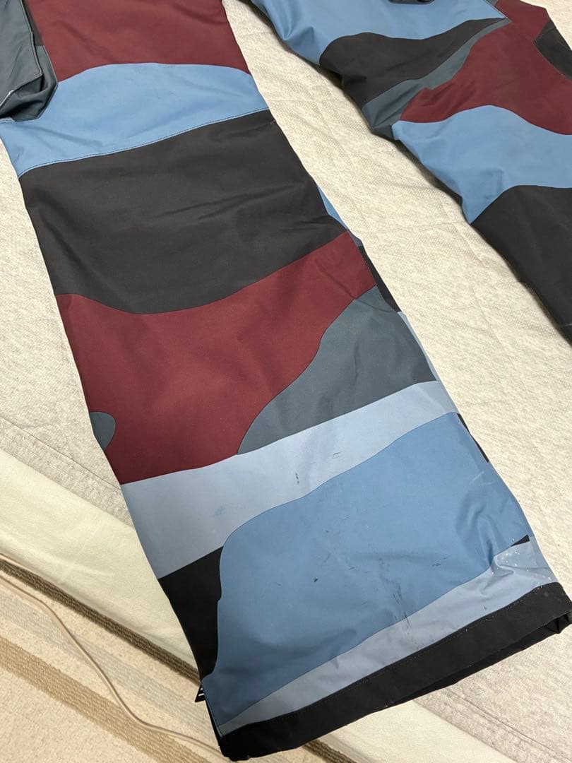 スノーボードウエア  ドープ スキーウエア 迷彩 紺色