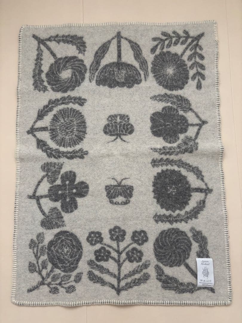 【美品】LAPUAN KANKURIT 鹿児島睦 ブランケット 66×89㎝