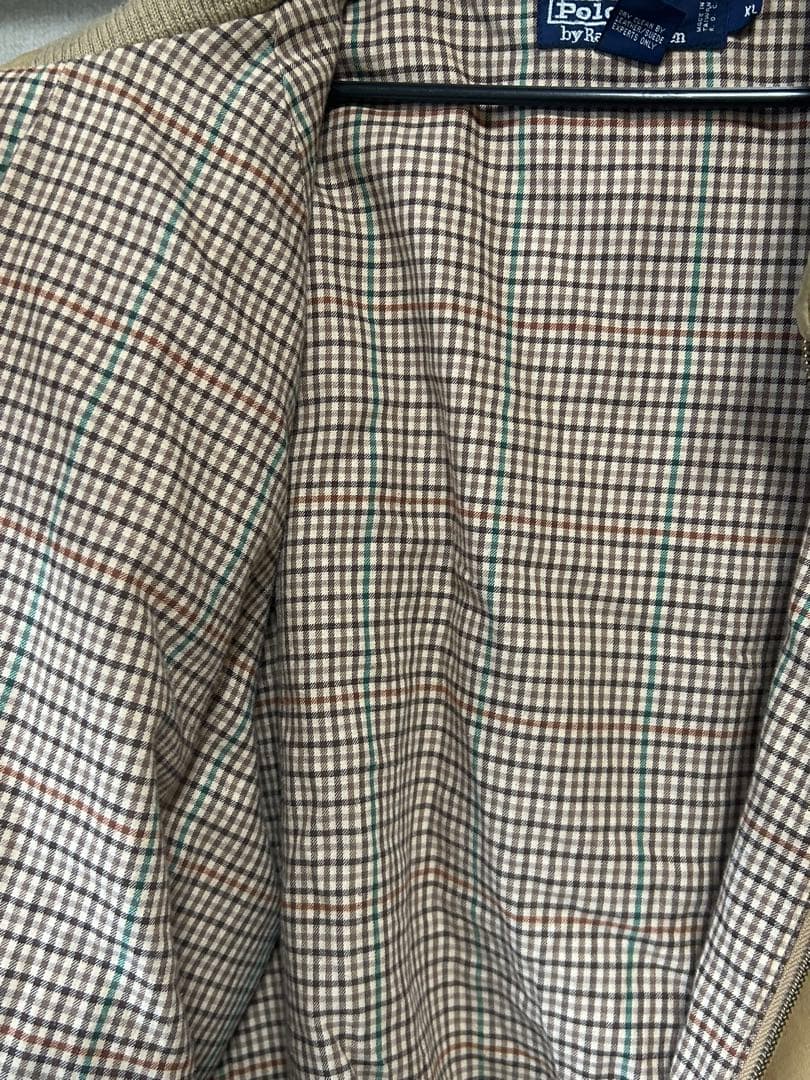 polo by Ralphlauren ハリントンジャケット　スエード