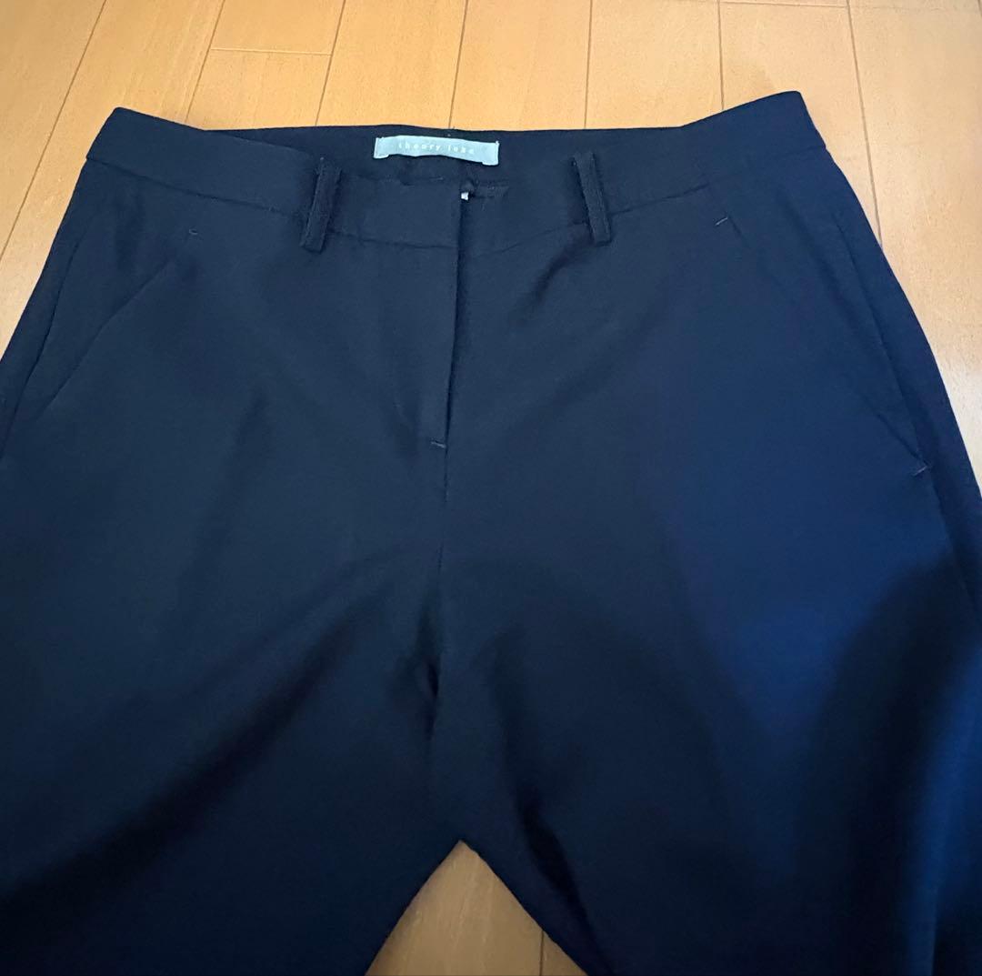 theory luxe パンツスーツ　セットアップ　Mサイズ 日本製ネイビー