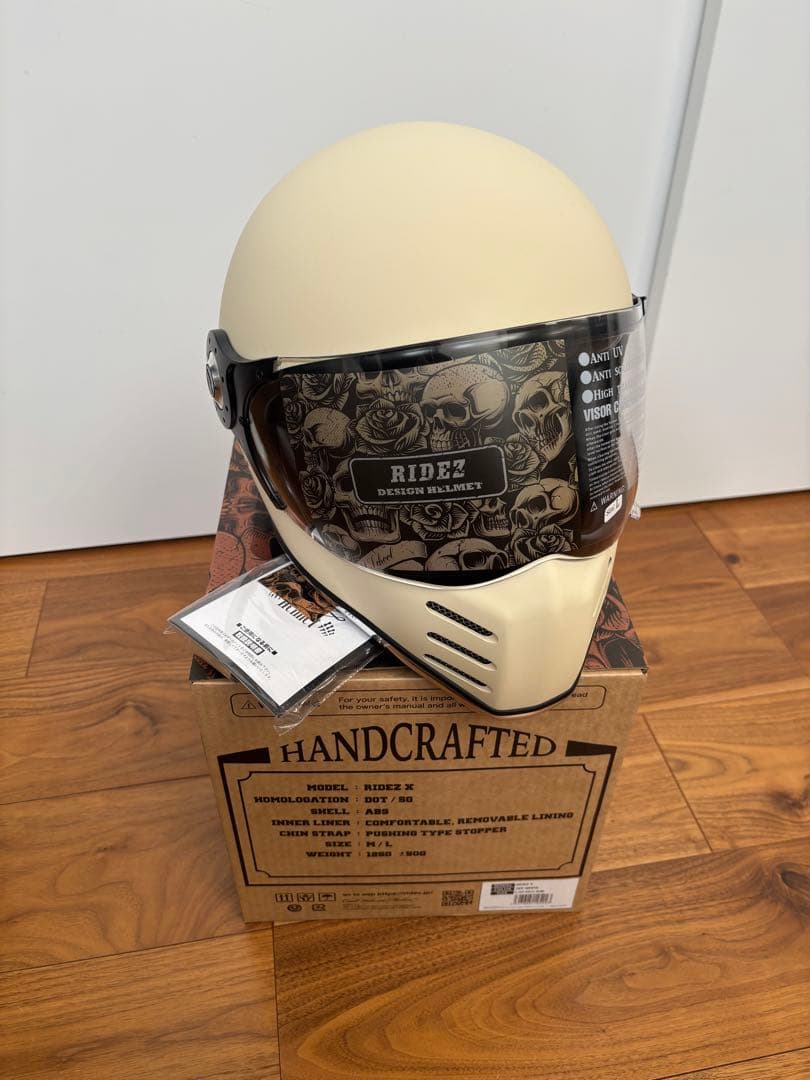 RIDEZ X オフホワイト Lサイズ(59-60cm未満) ライズ