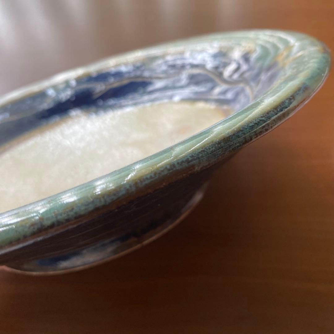 【読谷山焼北窯 】　やちむんの里　鉢　大皿　25cm