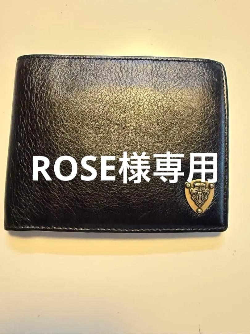 GUCCI ブラウンレザー 二つ折り財布　 数回の使用