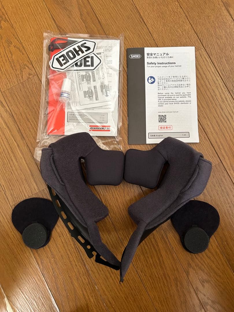 ショーエイNEOTEC 3 SATORI Bコムインカムとマイク付き！