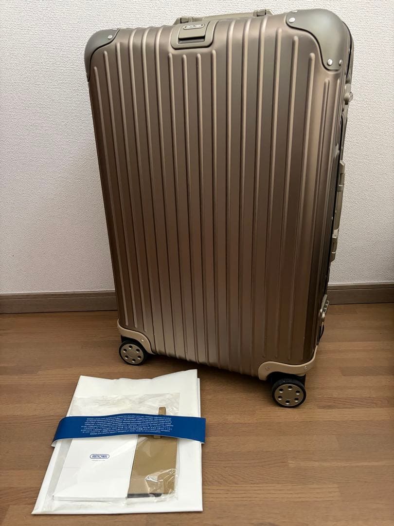 RIMOWA TOPAS TITANIUM 63 MW リモワ トパーズ 保証書