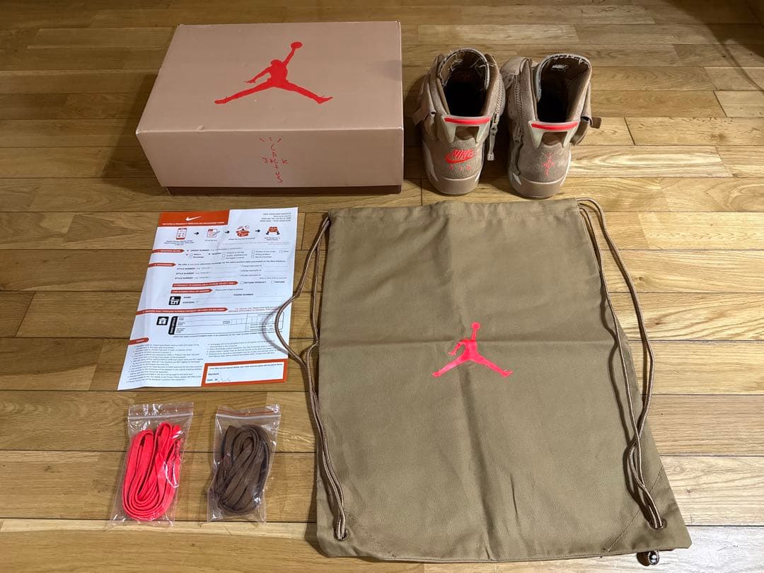 【29.0cm｜美品】AIR JORDAN 6 × TRAVIS SCOTT