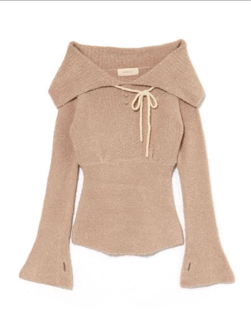 Andmary アンドマリー flora knit tops