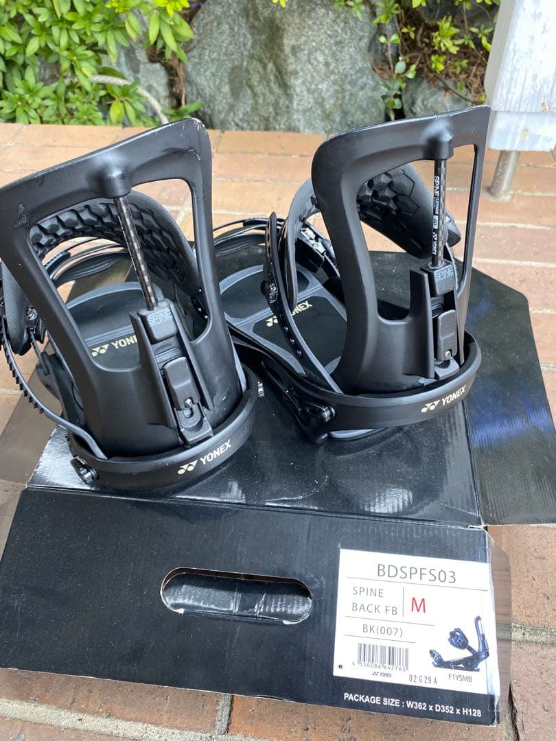 ヨネックス スノーボードビンディング BDSPFS03 M ブラック