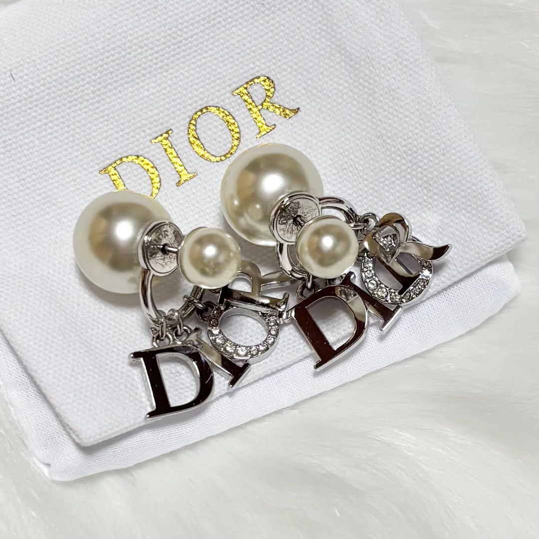 Christian Dior トライバルピアス Tribales シルバー