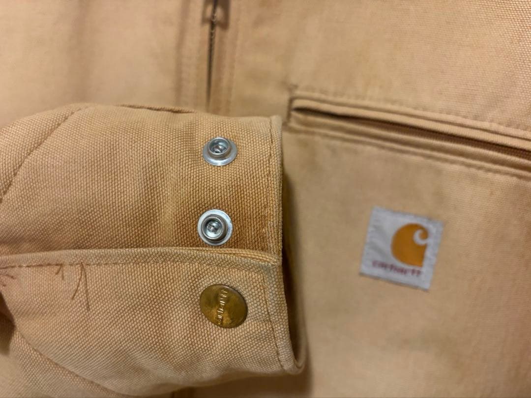 carharttデトロイトジャケットダックブランケットUSA製90S カーハート