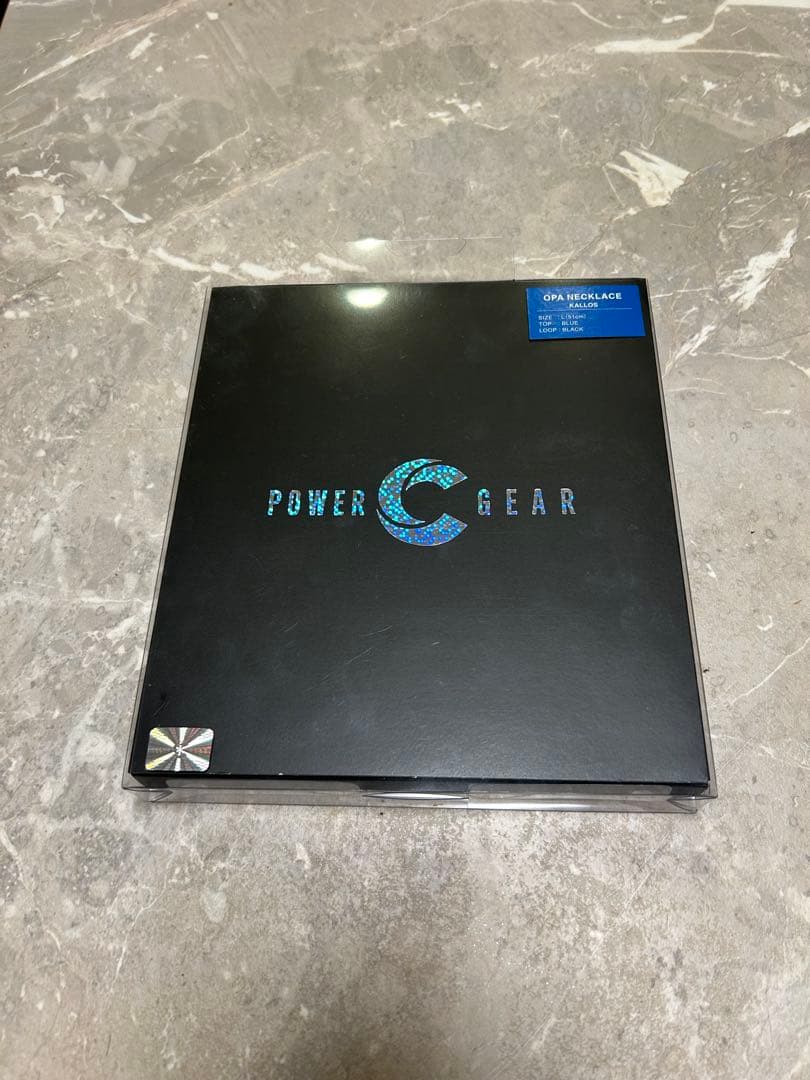パワードギアネックレス　ブルーラメLサイズ