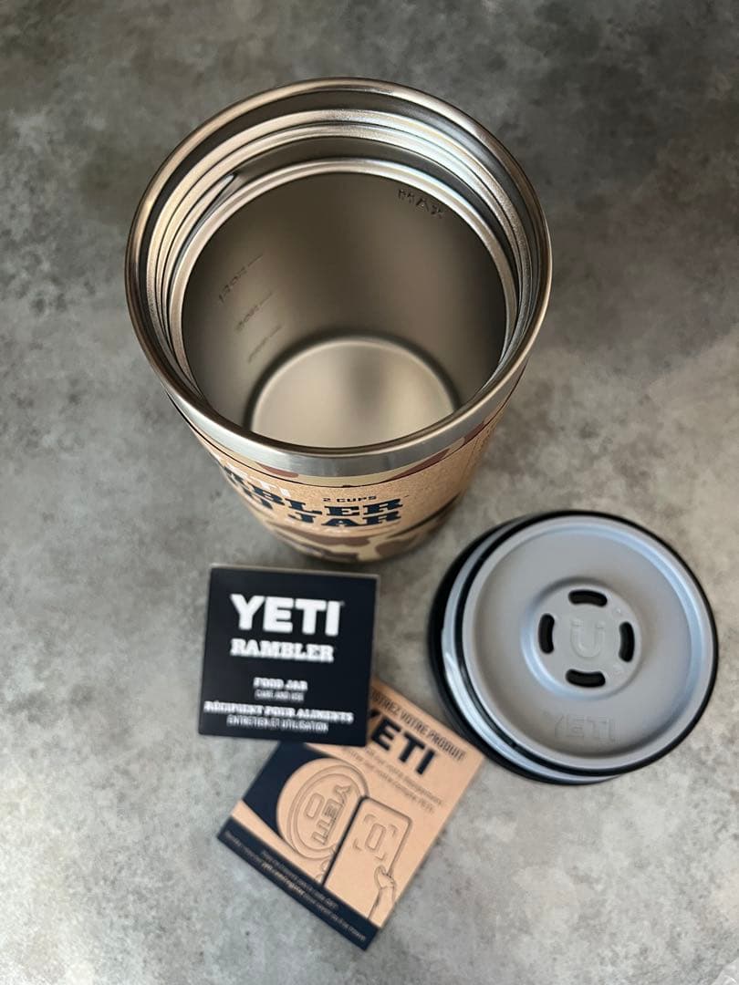 正規新品YETI Rambler Food Jar 16 oz 迷彩柄