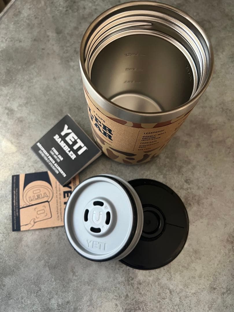 正規新品YETI Rambler Food Jar 16 oz 迷彩柄