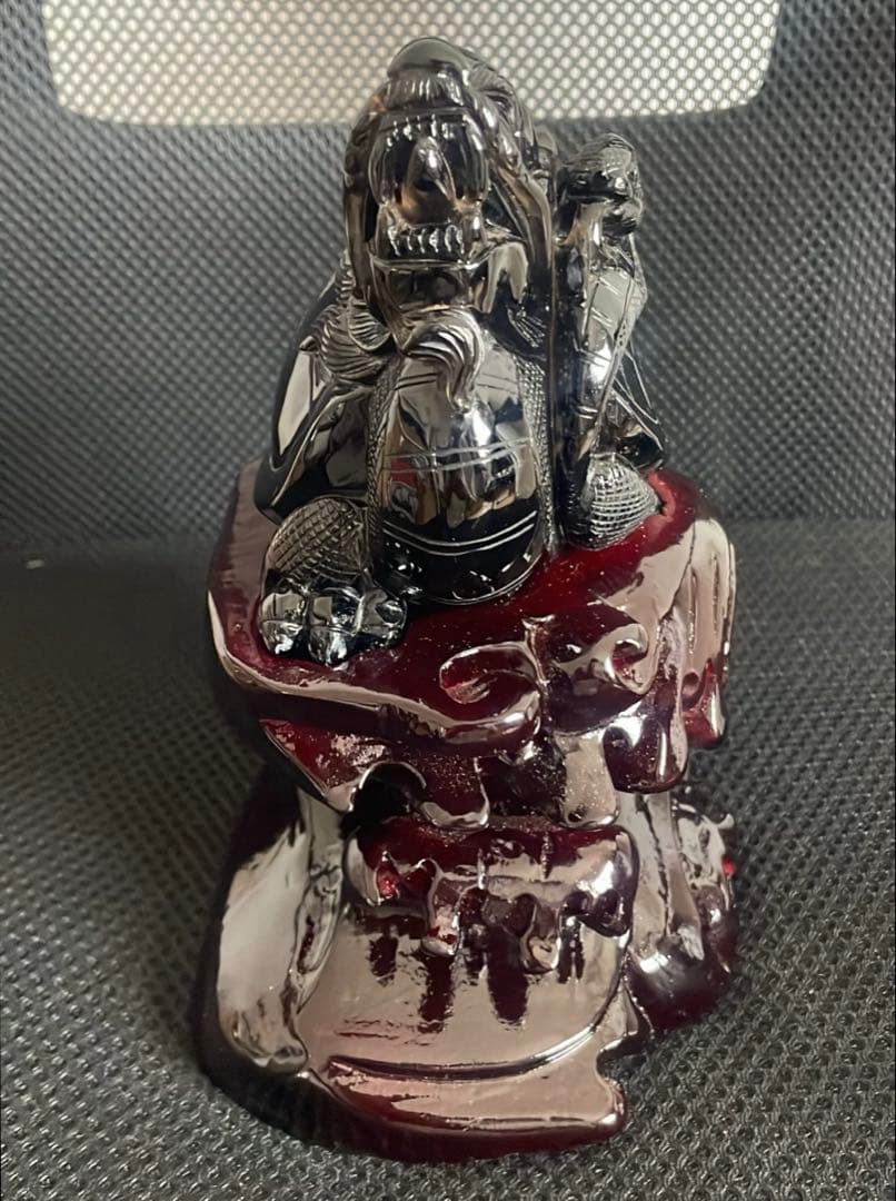 【コレクション】山東省産　モリオン龍亀　黒水晶