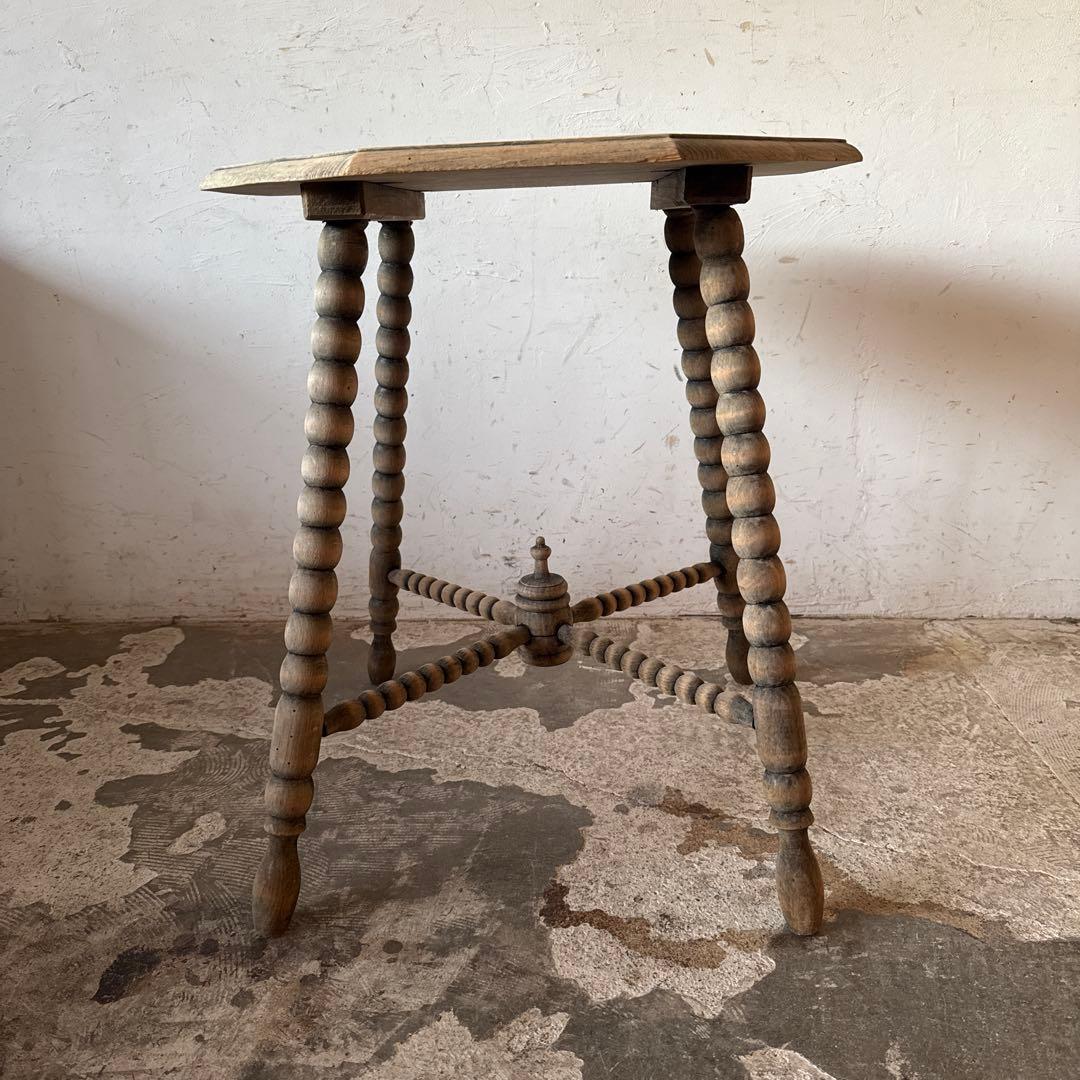 ビンテージ 八角形サイドテーブル ローテーブル　コーヒーテーブル