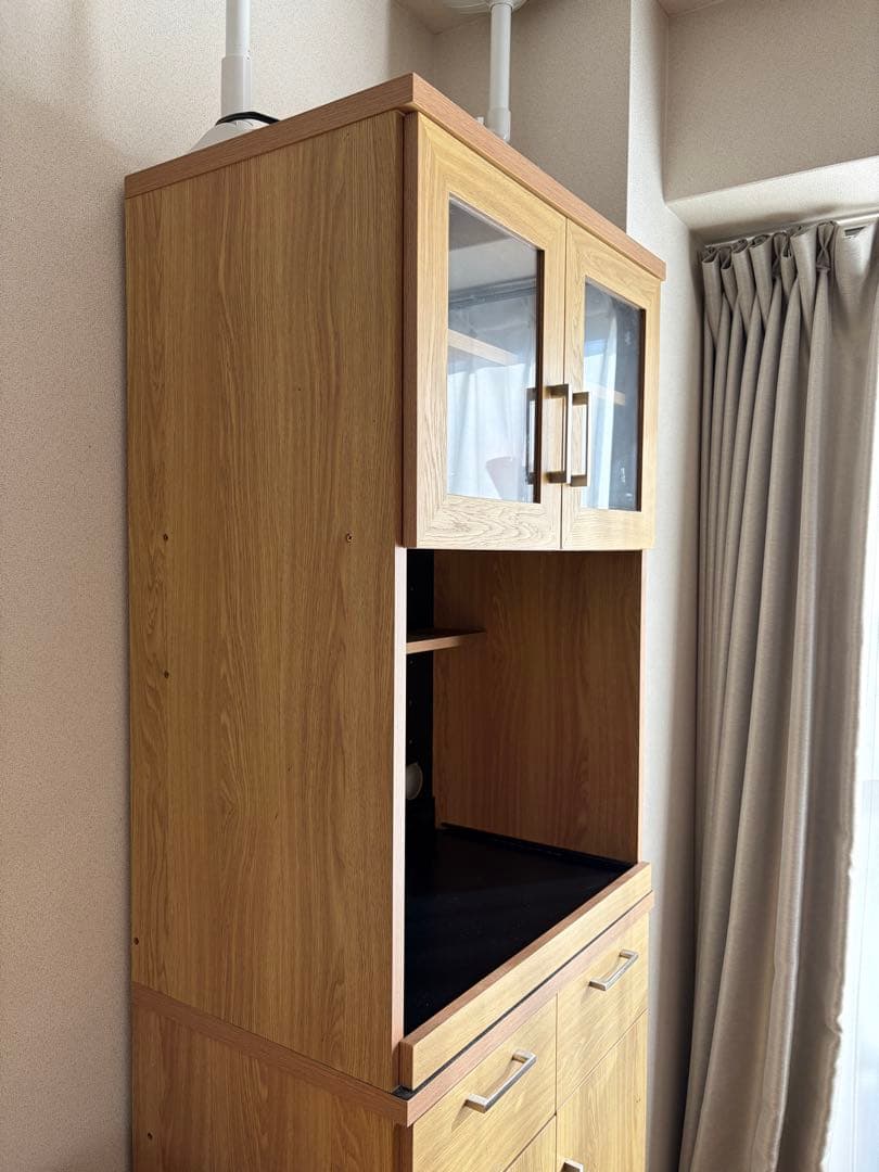 収納家具　北欧キッチンシリーズKeittio　レンジボード　キャビネット　W60