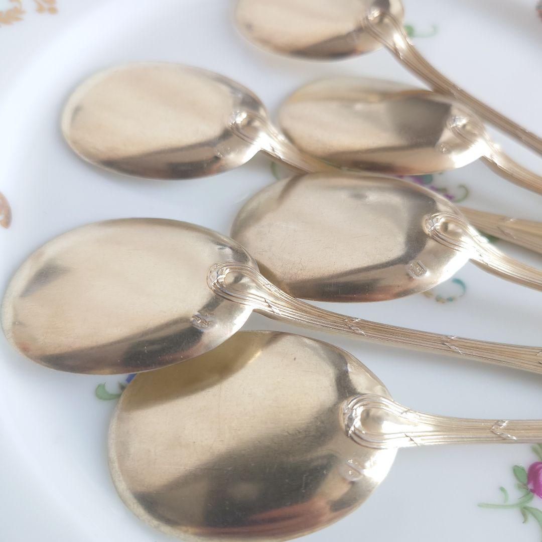 ピュイフォルカ　フランス　純銀　アイスクリームスプーン