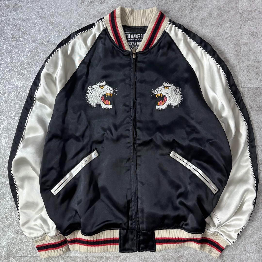 未使用級 ヒステリックグラマー FLAMING YOUTH刺繍 スカジャン M