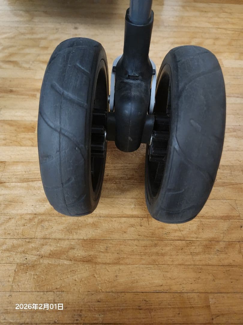 カトージ（KATOJI）の二人乗りベビーカー+付属の未使用レインカバー付き！！