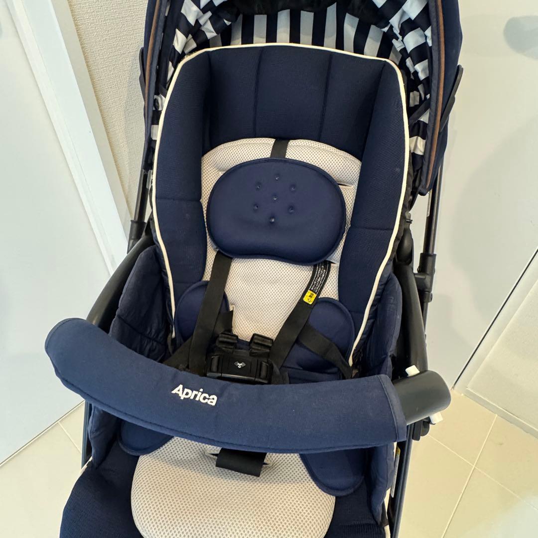 Aprica ベビーカー ラクーナ ビッテ クッション 美品 軽量