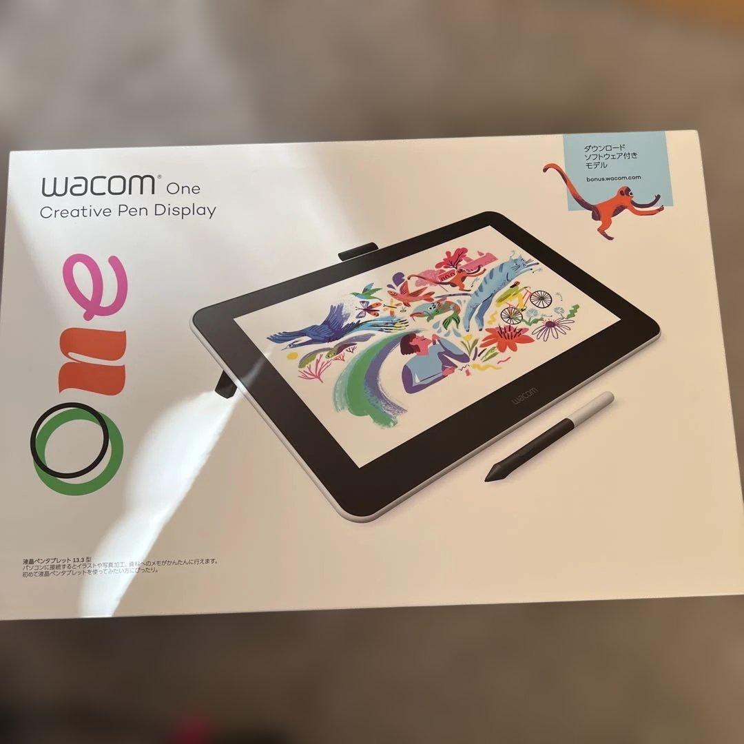 椿【極美品】Wacom One 液晶ペンタブレット 13.3型 液タブ