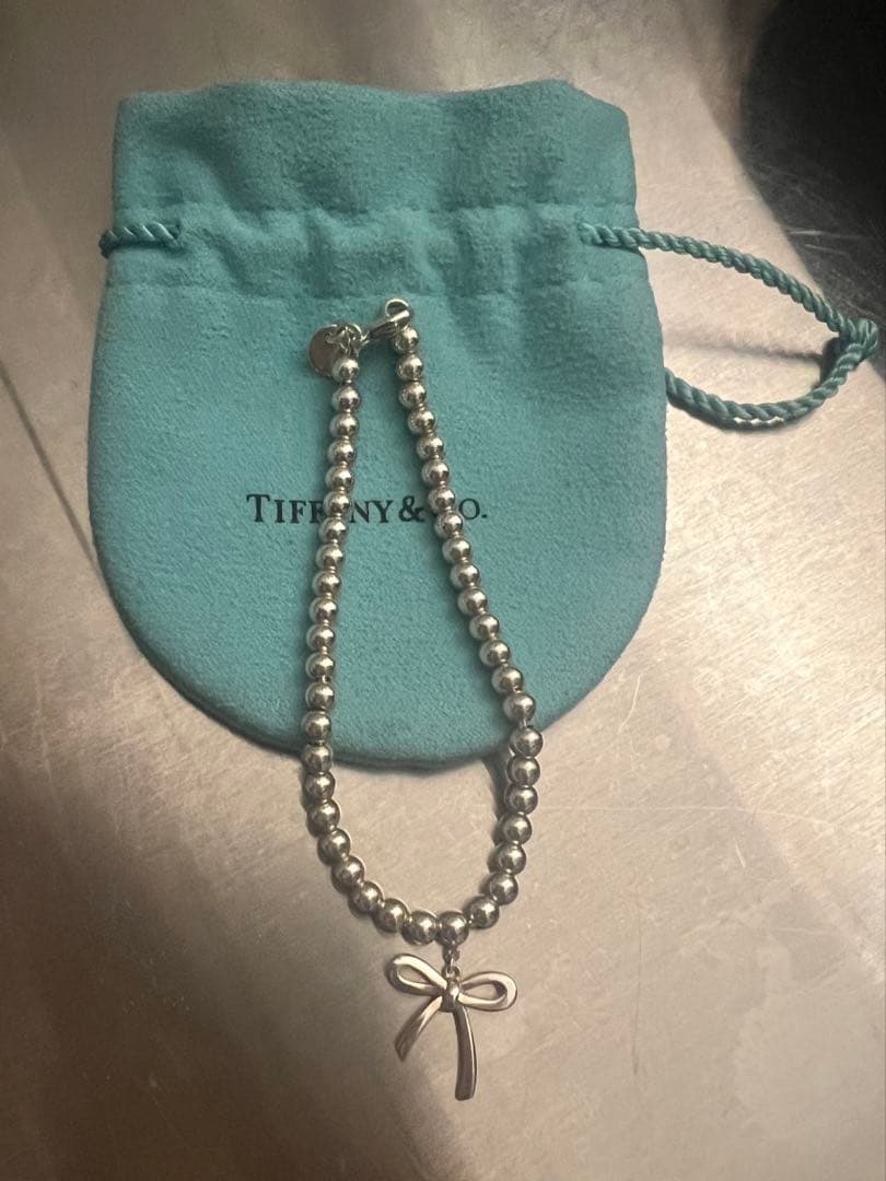 良好 TIFFANY&Co. ティファニー SVブレスレット シルバーカラー