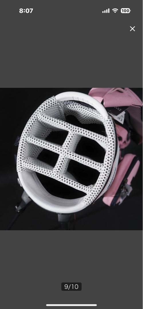 PEARLY GATES ピンクゴルフバッグとウィルソンドライバーヘッドカバー