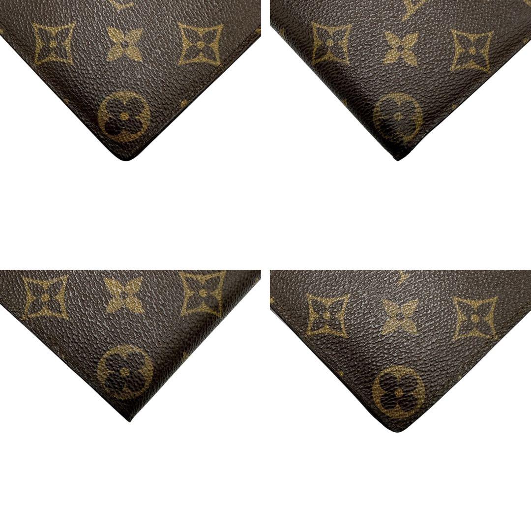 【美品】ルイヴィトン ポルトビエカルトクレディモネ 2つ折り財布 モノグラム