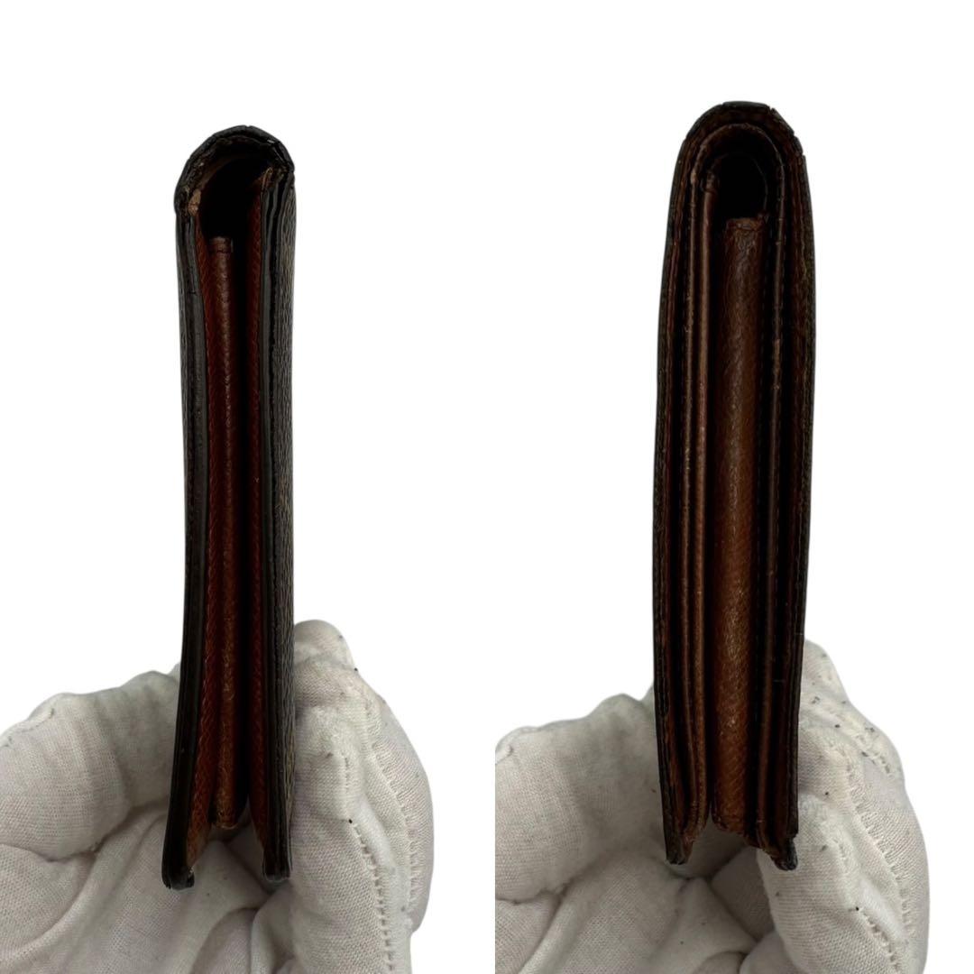 【美品】ルイヴィトン ポルトビエカルトクレディモネ 2つ折り財布 モノグラム