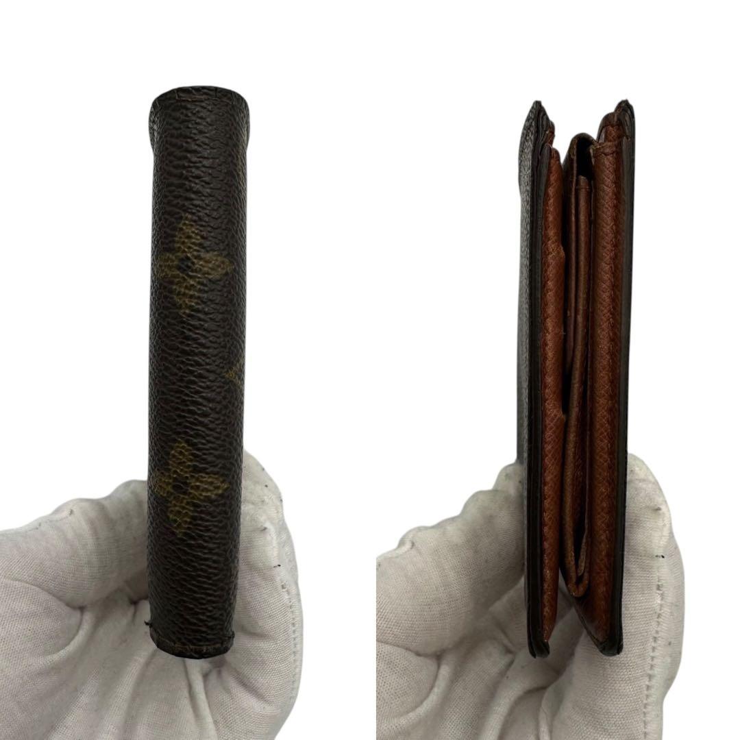 【美品】ルイヴィトン ポルトビエカルトクレディモネ 2つ折り財布 モノグラム