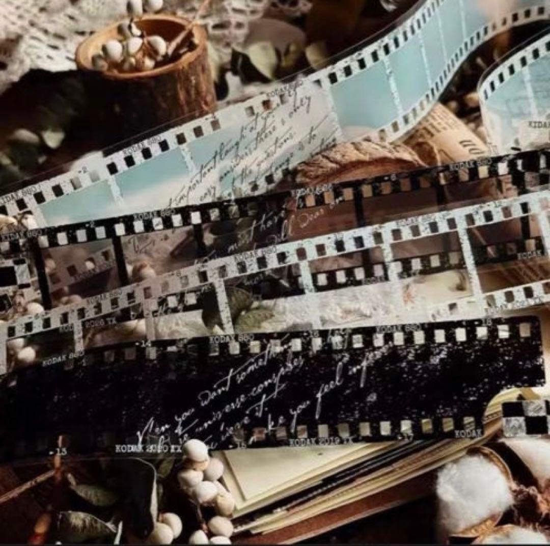 PET 瞬影胶片 4cm×6m 海外マスキングテープ　海外マステ　フィルム