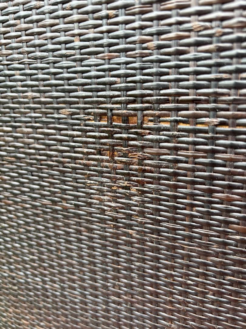 kazama カザマ　籐製　ラタンチェスト4段　チェスト　ビンテージ　昭和レトロ