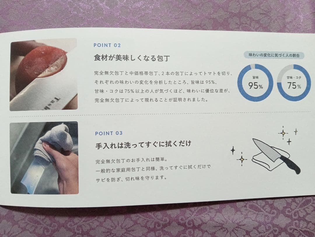 Tashinam 三徳包丁 完全無欠包丁日本製