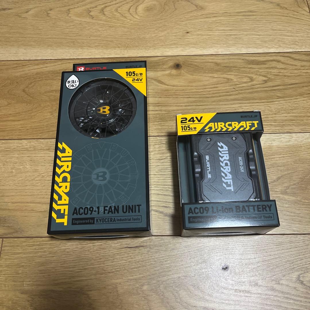 BURTLE AC09-1 FAN UNIT 24V ブラック