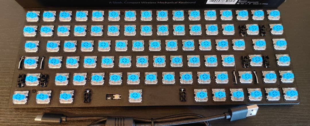 【オマケあり】Keychron K3 Pro US配列 青軸