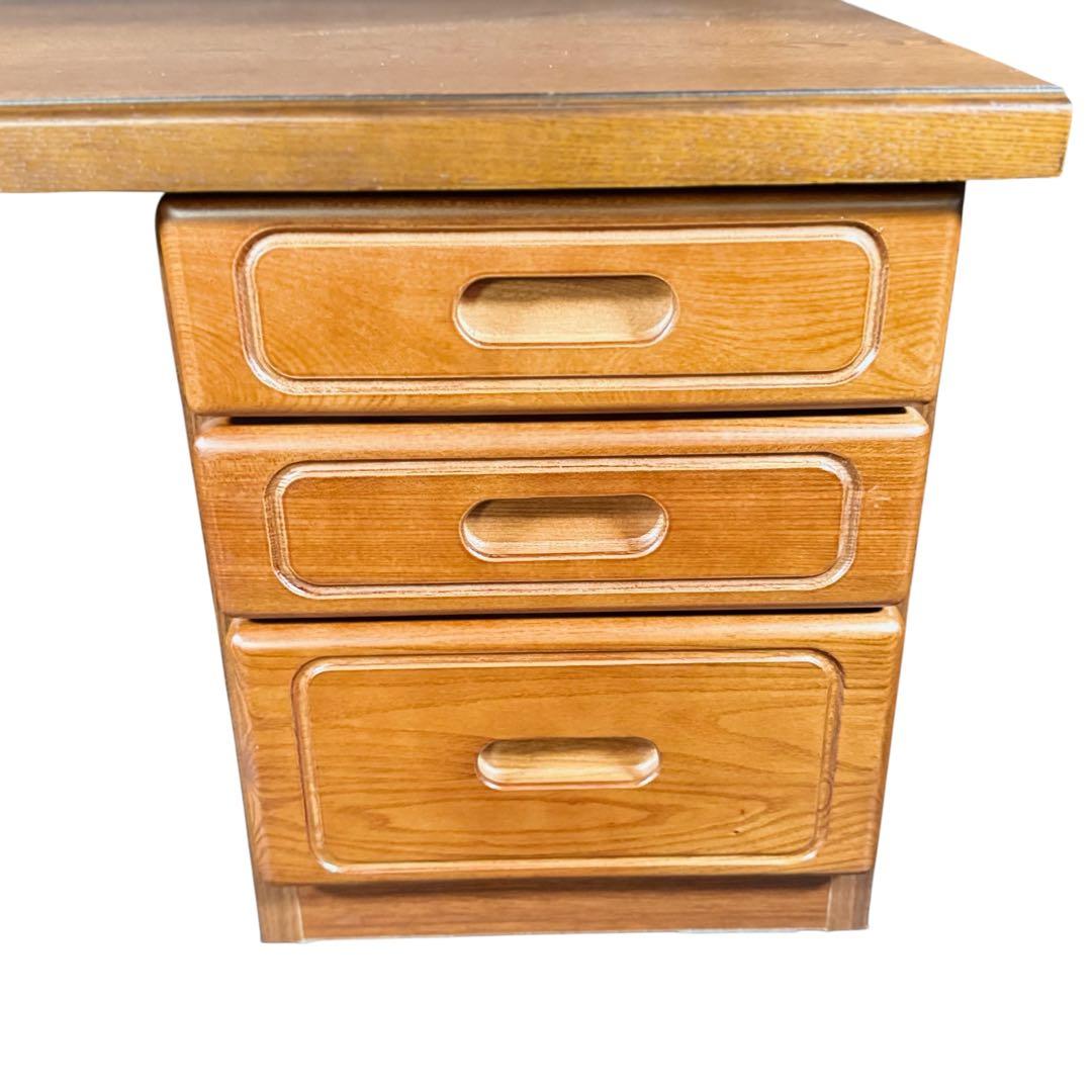 HR781 大川家具　大和ローデスク90　 日本製　座机