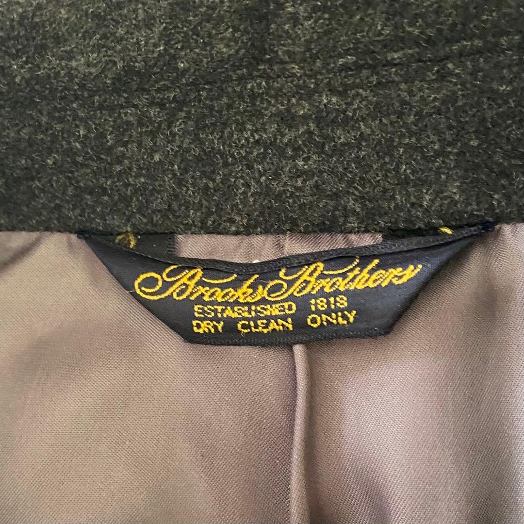 90s brooks brothers ステンカラーコート カシミヤ混 グレー