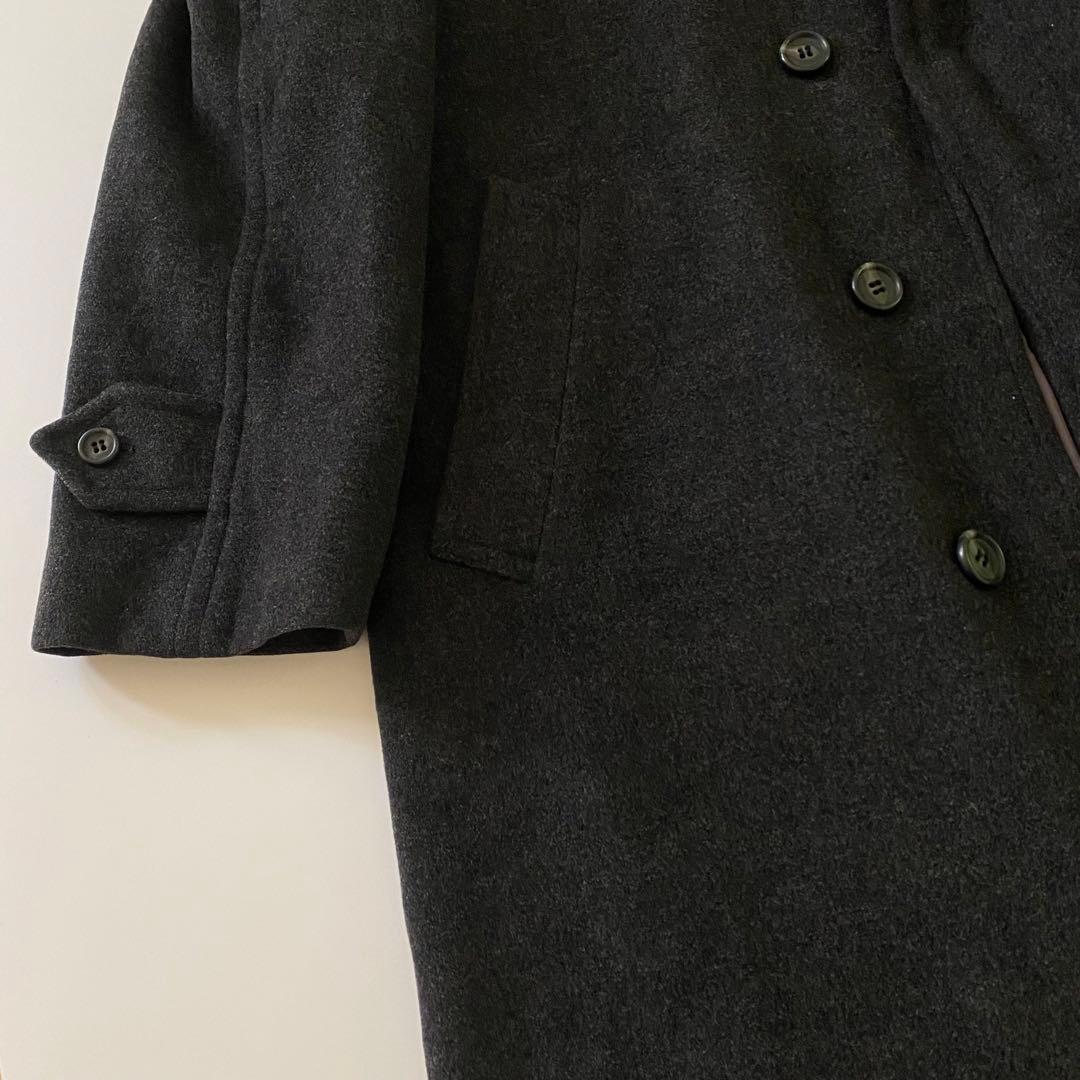 90s brooks brothers ステンカラーコート カシミヤ混 グレー