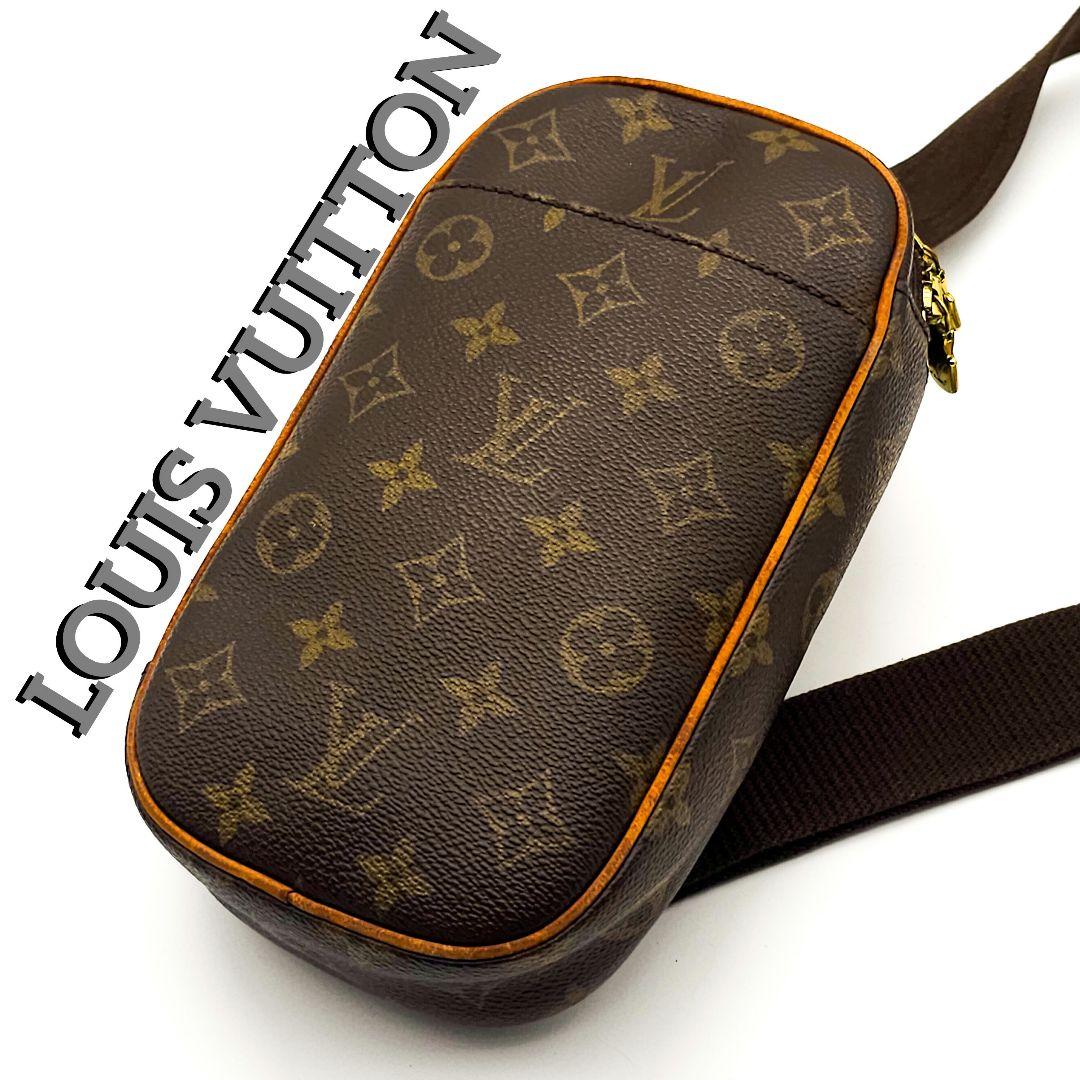 ルイヴィトン　ポシェット　ガンジュ　ワンショルダーバッグ　モノグラム　372