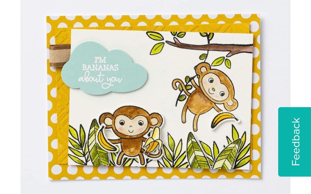 未使用　リトルモンキー　パンチふ＆スタンプ　スタンピンアップ