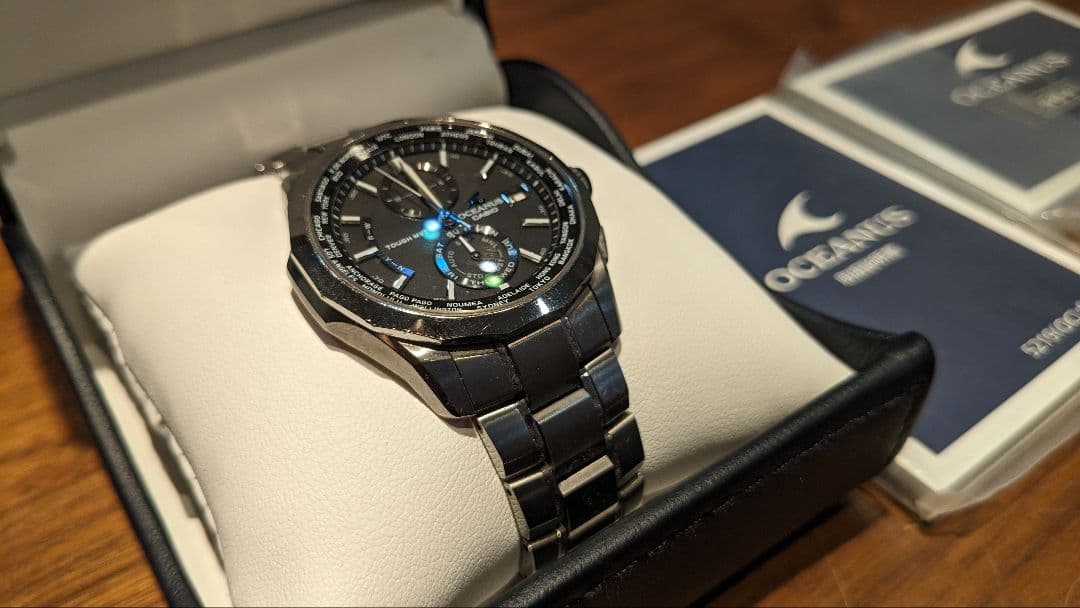 値下げしました!!カシオCASHIO オシアナス　OCW-S2000-1A2jf