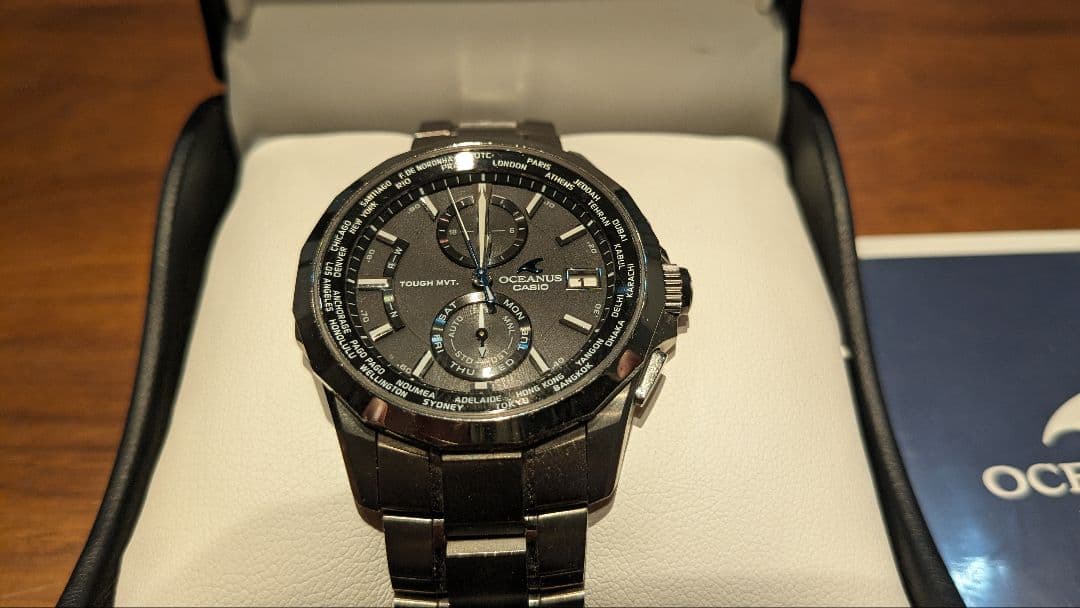値下げしました!!カシオCASHIO オシアナス　OCW-S2000-1A2jf