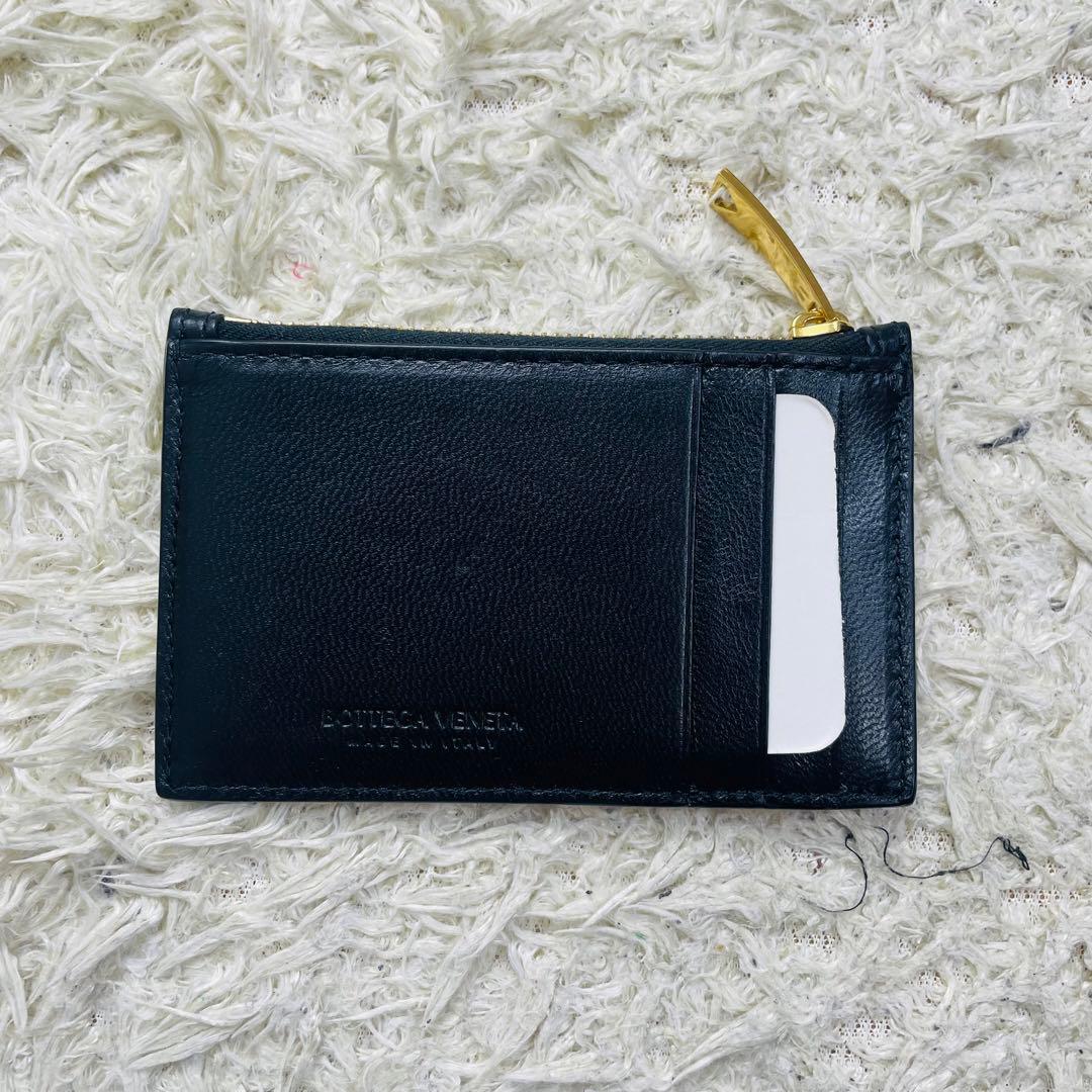 【未使用級】ボッテガヴェネタ　カードケース　小銭入れ　マキシ　イントレ　レザー